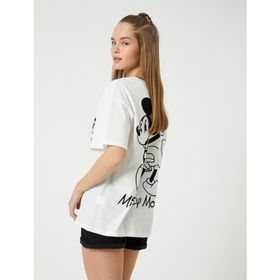 Koton 3SAL10310IK Ekru Kadın T-shirt