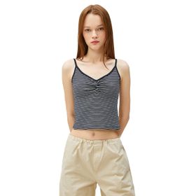 Koton 3SAL30044IK7S1 Lacivert Kadın Crop Atlet
