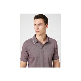 Koton 3SAM10004MK1SK Bordo Erkek T-Shirt