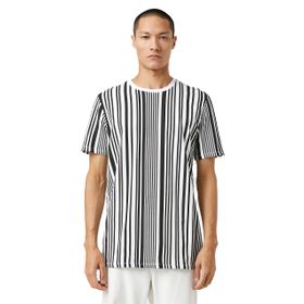 Koton 3SAM10011HK02N Siyah Erkek T-Shirt