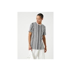 Koton 3SAM10011HK02N Siyah Erkek T-Shirt