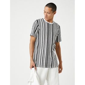 Koton 3SAM10011HK02N Siyah Erkek T-Shirt