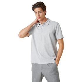 Koton 3SAM10012MK024 Gri Erkek T-Shirt