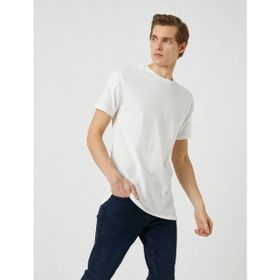 Koton 3SAM10030HK 044 Gri Erkek T-Shirt