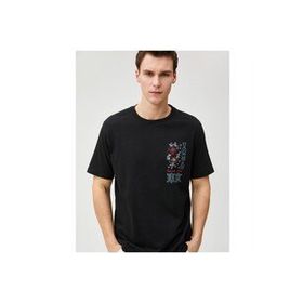 Koton 3SAM10047HK Siyah Erkek T-shirt