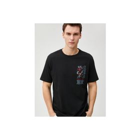 Koton 3SAM10047HK Siyah Erkek T-shirt