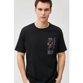 Koton 3SAM10047HK Siyah Erkek T-shirt