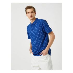 Koton 3SAM10052MK Lacivert Erkek T-shirt