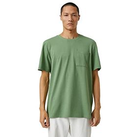 Koton 3SAM10058HK854 Haki Erkek T-Shirt