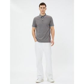 Koton 3SAM10059MK Kahverengi Erkek T-shirt