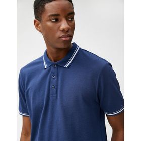 Koton 3SAM10060MK716 Lacivert Erkek T-Shirt
