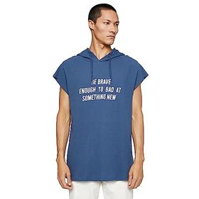 Koton 3SAM10065HK740 Orta İndigo Erkek T-Shirt