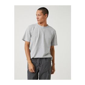 Koton 3SAM10071HK Gri Erkek T-Shirt