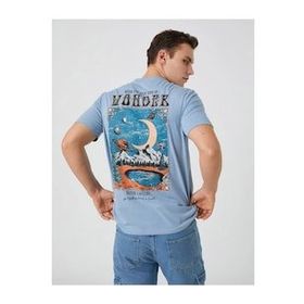 Koton 3SAM10087HK Mavi Erkek T-Shirt