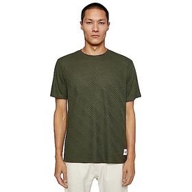 Koton 3SAM10096HK Haki Bisiklet Yaka Erkek T-shirt
