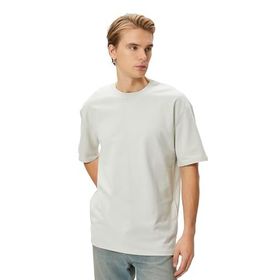 Koton 3SAM10186HK023 Gri Erkek T-Shirt