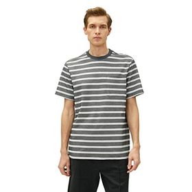 Koton 3SAM10189HK03K Gri Erkek T-Shirt