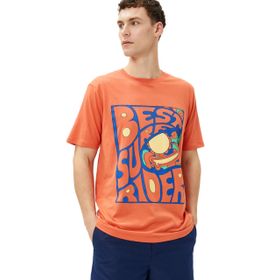 Koton 3SAM10308HK 214 Turuncu Erkek T-shirt