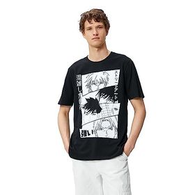 Koton 3SAM10317HK Siyah Erkek T-shirt
