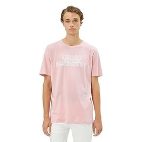 Koton 3SAM10347HK Pembe Erkek T-shirt