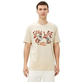 Koton 3SAM10407HK Bej Erkek T-shirt