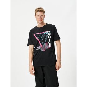 Koton 3SAM10423HK Siyah Erkek T-shirt