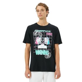 Koton 3SAM10437HK Siyah Erkek T-shirt