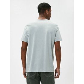 Koton 3SAM10458HK Gri Erkek T-Shirt