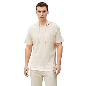 Koton 3SAM10470HK Ekru Erkek T-shirt