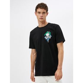 Koton 3SAM10792HK Siyah Erkek T-shirt