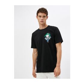 Koton 3SAM10792HK Siyah Erkek T-shirt