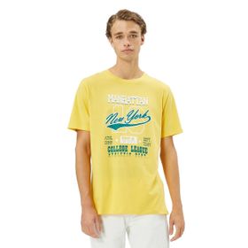 Koton 3SAM10800HK Sarı Erkek T-shirt