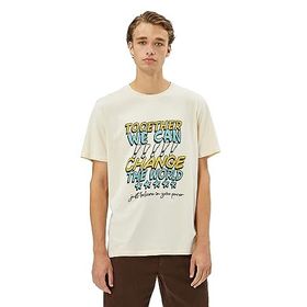Koton 3SAM10803HK Ekru Erkek T-shirt