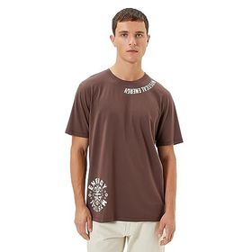 Koton 3SAM10815HK Kahverengi Erkek T-shirt