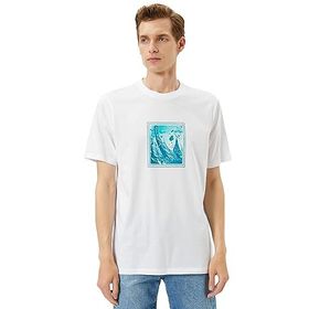 Koton 3SAM10840HK Beyaz Erkek T-shirt
