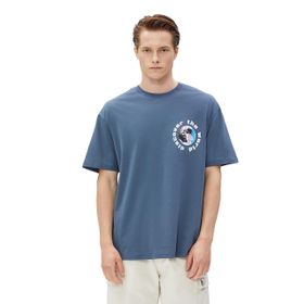Koton 3SAM10852HK Lacivert Erkek T-shirt