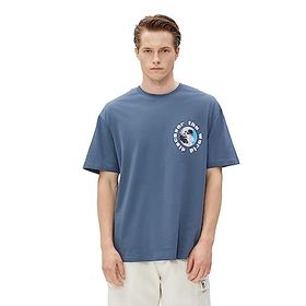 Koton 3SAM10852HK Lacivert Erkek T-shirt