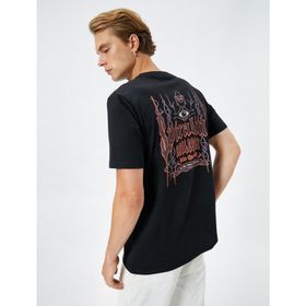 Koton 3SAM10855HK Siyah Erkek T-shirt