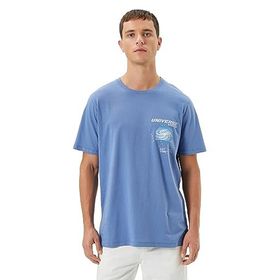 Koton 3SAM10866HK Mavi Erkek T-shirt