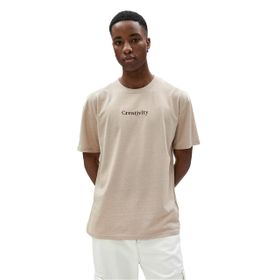 Koton 3SAM10951HK Bej Erkek T-shirt