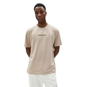 Koton 3SAM10951HK Bej Erkek T-shirt