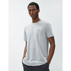 Koton 3SAM10961HK Gri Erkek T-shirt