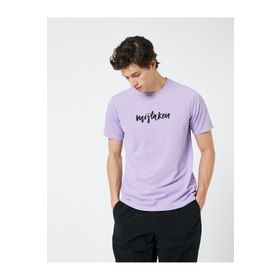 Koton 3SAM10963HK Lila Erkek T-shirt