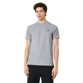 Koton 3SAM10971HK Gri Erkek T-shirt