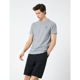 Koton 3SAM10971HK Gri Erkek T-shirt