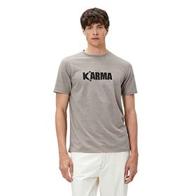 Koton 3SAM10972HK Kahverengi Erkek T-shirt