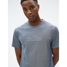 Koton 3SAM10976HK Lacivert Erkek T-shirt