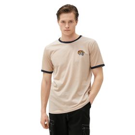 Koton 3SAM10983HK Bej Erkek T-shirt