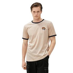 Koton 3SAM10983HK Bej Erkek T-shirt