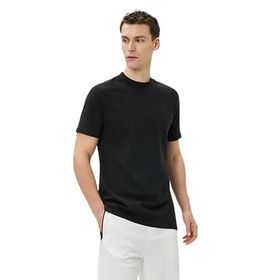 Koton 3SAM10993HK Siyah Erkek T-shirt